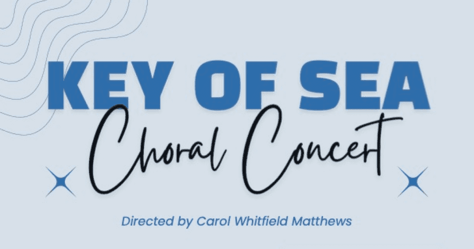 Key of the Sea choral concert poster